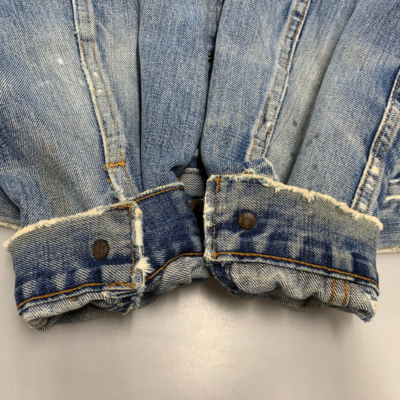 【現状渡し品】【メンズ】 Levi's リーバイス 刻印529 ケアタグ 4TH DENIM JACKET デニムジャケット 長袖 146-250928-rk-11-izu カラー：ブルー 万代Net店
