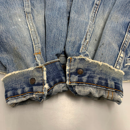 【現状渡し品】【メンズ】 Levi's リーバイス 刻印529 ケアタグ 4TH DENIM JACKET デニムジャケット 長袖 146-250928-rk-11-izu カラー：ブルー 万代Net店