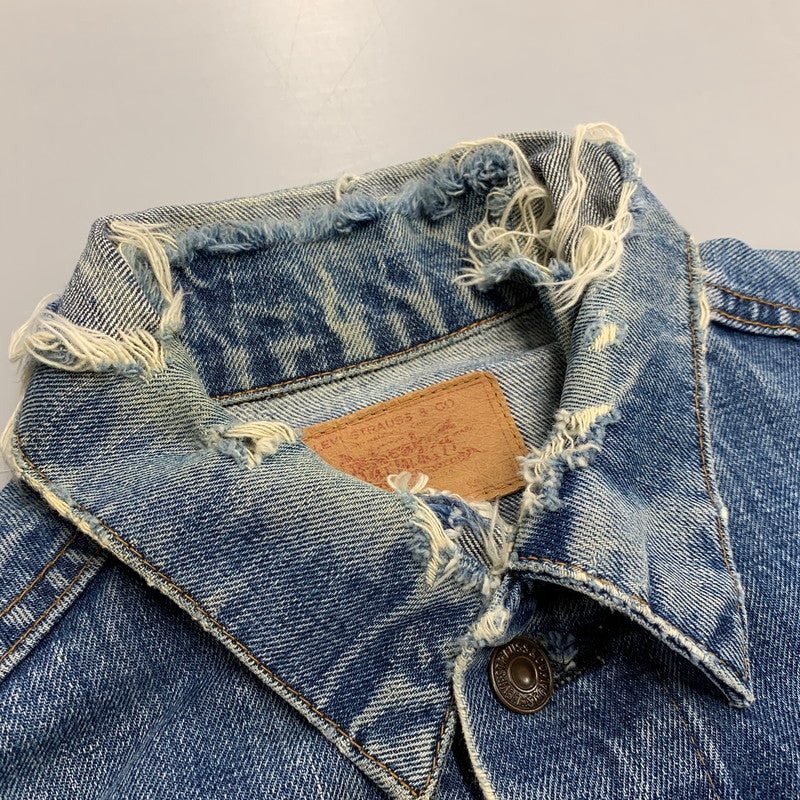 【現状渡し品】【メンズ】 Levi's リーバイス 刻印529 ケアタグ 4TH DENIM JACKET デニムジャケット 長袖 146-250928-rk-11-izu カラー：ブルー 万代Net店