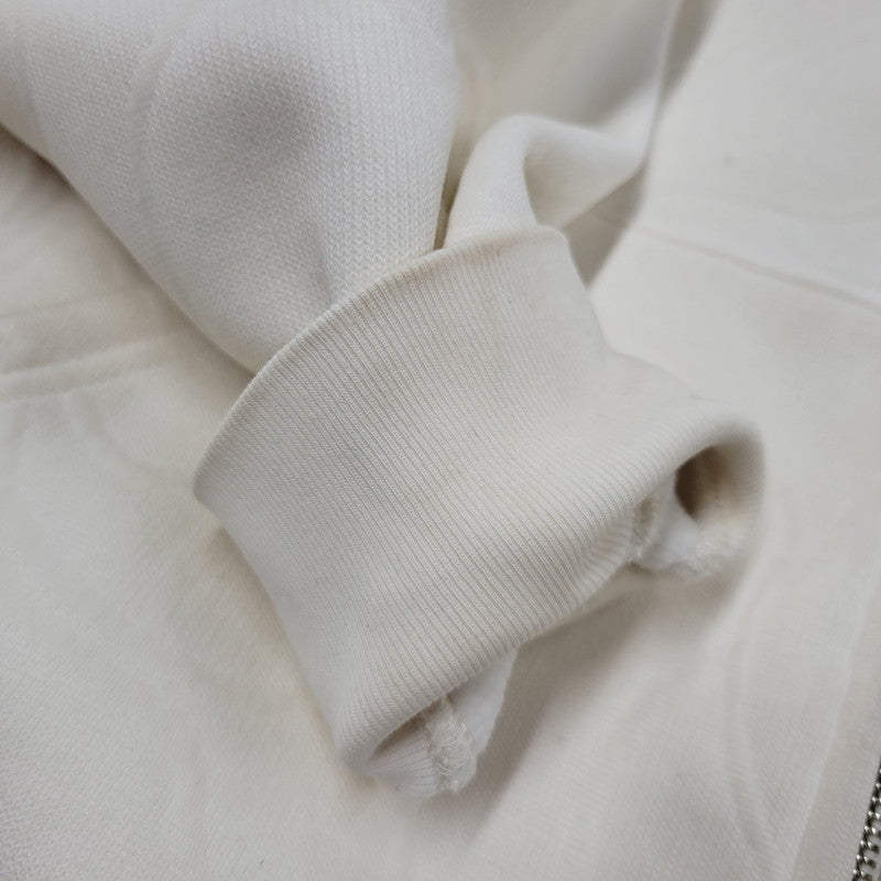 【中古品】【メンズ】 A BATHING APE アベイシングエイプ LINE CAMO QUILTED SHARK RELAXED FIT FULL ZIP HOODIE 0ZXSWM115306N ライン カモ キルテッド シャーク フルジップ フーディー パーカー 142-250928-as-07-izu サイズ：M カラー：アイボリー 万代Net店