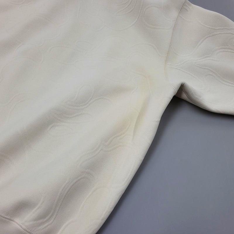 【中古品】【メンズ】 A BATHING APE アベイシングエイプ LINE CAMO QUILTED SHARK RELAXED FIT FULL ZIP HOODIE 0ZXSWM115306N ライン カモ キルテッド シャーク フルジップ フーディー パーカー 142-250928-as-07-izu サイズ：M カラー：アイボリー 万代Net店