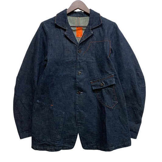 【中古品】【メンズ】 KATO カトー 3D DENIM JACKET J01A-160429 デニムジャケット 145-260715-as-01-izu サイズ：S カラー：インディゴ 万代Net店