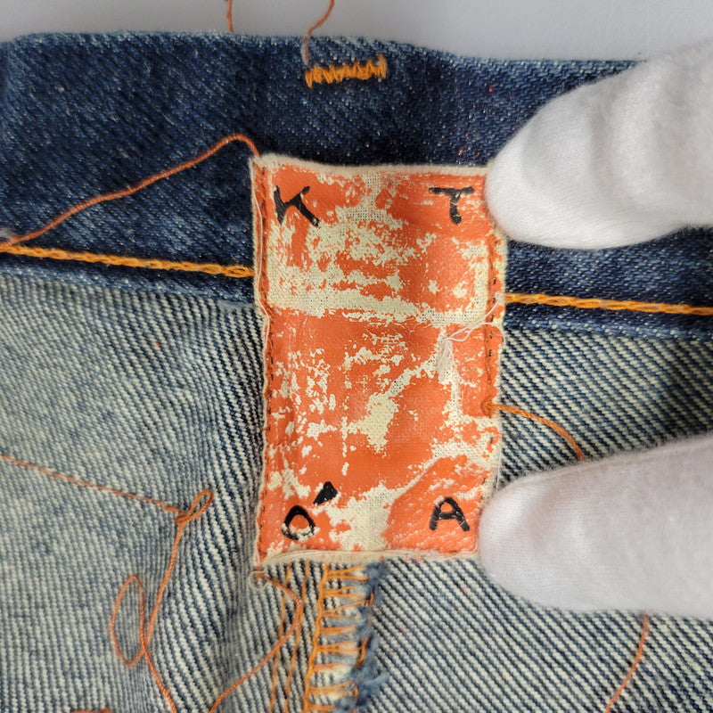 【中古品】【メンズ】 KPJ582 3D BANANA SILHOUETTE DENIM PANTS バナナ シルエット デニム パンツ ズボン ボトムス 156-260109-ya-03-izu サイズ：29 カラー：インディゴ 万代Net店