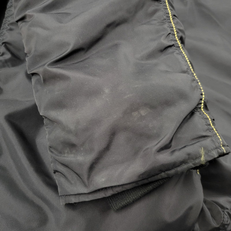 【中古品】 ALPHA INDUSTRIES アルファインダストリーズ 20603 NASA WAPPEN FLIGHT JACKET ナサ ワッペン フライト ジャケット アウター 145-250929-izu サイズ：L カラー：ブラック 万代Net店