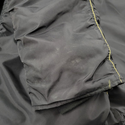 【中古品】 ALPHA INDUSTRIES アルファインダストリーズ 20603 NASA WAPPEN FLIGHT JACKET ナサ ワッペン フライト ジャケット アウター 145-250929-izu サイズ：L カラー：ブラック 万代Net店