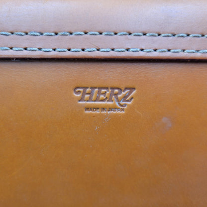 【中古品】【メンズ/レディース】 HERTZ ヘルツ HEAVY LEATHER BACKPACK ヘビー レザー バックパック 鞄 カバン 188-250929-cs-08-izu カラー：ブラウン 万代Net店