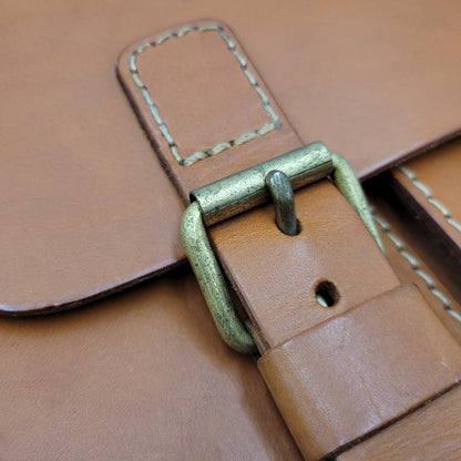 【中古品】【メンズ/レディース】 HERTZ ヘルツ HEAVY LEATHER BACKPACK ヘビー レザー バックパック 鞄 カバン 188-250929-cs-08-izu カラー：ブラウン 万代Net店