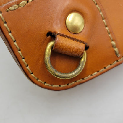 【中古品】【メンズ/レディース】 HERTZ ヘルツ HEAVY LEATHER BACKPACK ヘビー レザー バックパック 鞄 カバン 188-250929-cs-08-izu カラー：ブラウン 万代Net店