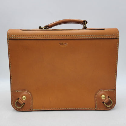 【中古品】【メンズ/レディース】 HERTZ ヘルツ HEAVY LEATHER BACKPACK ヘビー レザー バックパック 鞄 カバン 188-250929-cs-08-izu カラー：ブラウン 万代Net店