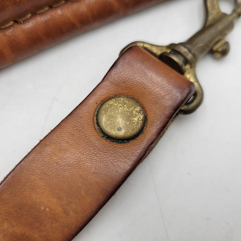 【中古品】【メンズ/レディース】 HERTZ ヘルツ HEAVY LEATHER BACKPACK ヘビー レザー バックパック 鞄 カバン 188-250929-cs-08-izu カラー：ブラウン 万代Net店