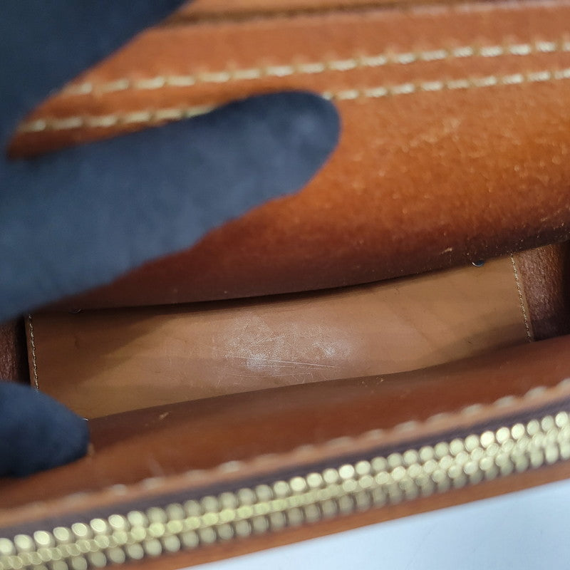 【中古品】【メンズ/レディース】 HERTZ ヘルツ HEAVY LEATHER BACKPACK ヘビー レザー バックパック 鞄 カバン 188-250929-cs-08-izu カラー：ブラウン 万代Net店