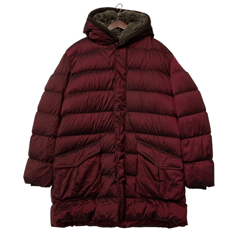 【中古品】【メンズ/レディース】 ARMANI COLLEZIONI アルマーニコレッツォーニ REAL DOWN COAT ダウンコート アウター 長袖 168-250928-rk-09-izu サイズ：52 カラー：ワインレッド 万代Net店