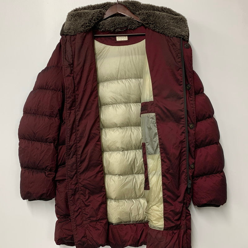 【中古品】【メンズ/レディース】 ARMANI COLLEZIONI アルマーニコレッツォーニ REAL DOWN COAT ダウンコート アウター 長袖 168-250928-rk-09-izu サイズ：52 カラー：ワインレッド 万代Net店