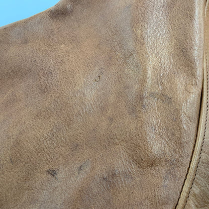 【中古品】【メンズ】 FINECREEK&CO ファインクリーク＆コー LOT ACJK044 JOSEPH JACKET ジョセフ ジャケット アウター 長袖 革 レザー 145-250928-rk-03-izu サイズ：42 カラー：ブラウン 万代Net店