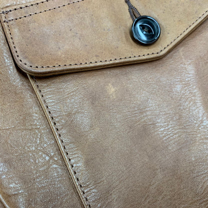 【中古品】【メンズ】 FINECREEK&CO ファインクリーク＆コー LOT ACJK044 JOSEPH JACKET ジョセフ ジャケット アウター 長袖 革 レザー 145-250928-rk-03-izu サイズ：42 カラー：ブラウン 万代Net店