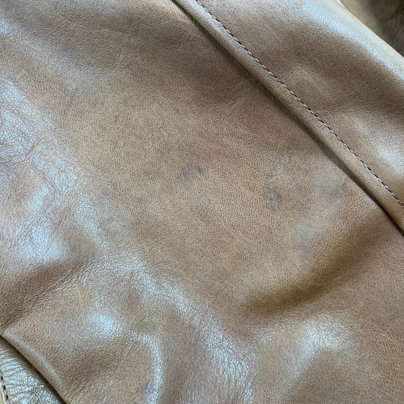 【中古品】【メンズ】 FINECREEK&CO ファインクリーク＆コー LOT ACJK044 JOSEPH JACKET ジョセフ ジャケット アウター 長袖 革 レザー 145-250928-rk-03-izu サイズ：42 カラー：ブラウン 万代Net店