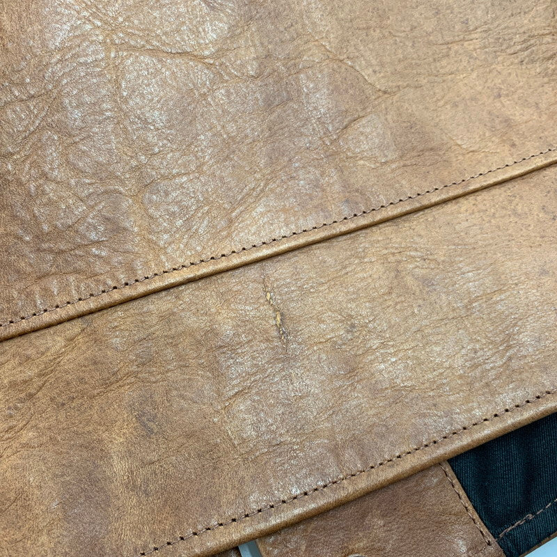 【中古品】【メンズ】 FINECREEK&CO ファインクリーク＆コー LOT ACJK044 JOSEPH JACKET ジョセフ ジャケット アウター 長袖 革 レザー 145-250928-rk-03-izu サイズ：42 カラー：ブラウン 万代Net店
