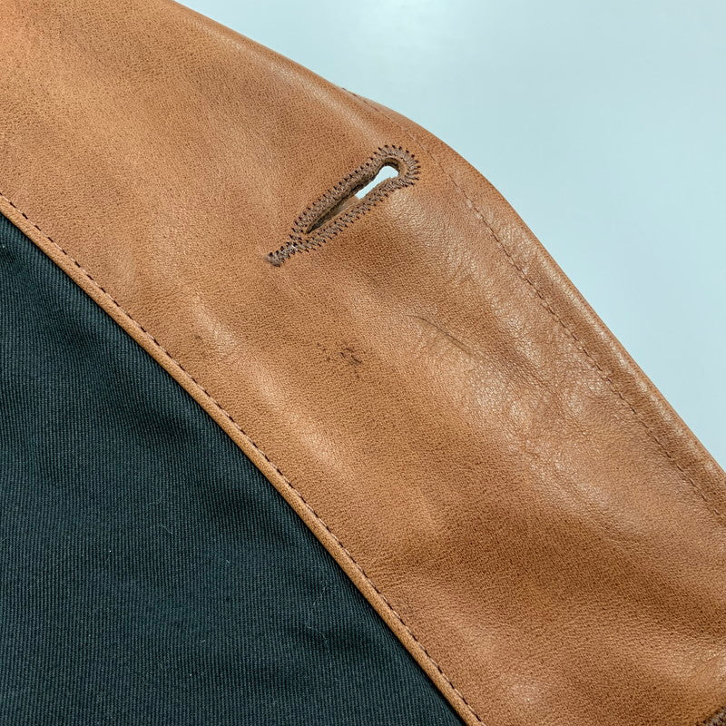 【中古品】【メンズ】 FINECREEK&CO ファインクリーク＆コー LOT ACJK044 JOSEPH JACKET ジョセフ ジャケット アウター 長袖 革 レザー 145-250928-rk-03-izu サイズ：42 カラー：ブラウン 万代Net店