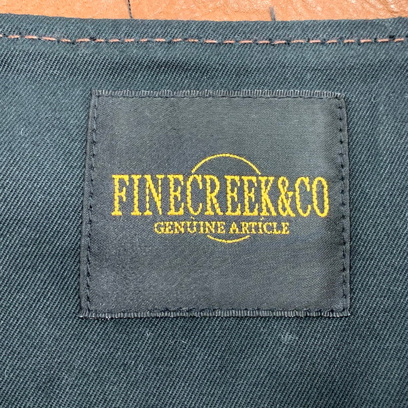 【中古品】【メンズ】 FINECREEK&CO ファインクリーク＆コー LOT ACJK044 JOSEPH JACKET ジョセフ ジャケット アウター 長袖 革 レザー 145-250928-rk-03-izu サイズ：42 カラー：ブラウン 万代Net店
