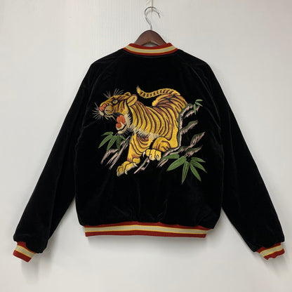 【中古品】【メンズ】 TAILOR TOYO テーラー 東洋 TT15664HY HINOYA 75TH ANNIVERSARY MODEL 別珍 ROARING TIGERxLANDSCAPE SOUVENIR JACKET スーベニア ジャケット アウター 長袖 スカジャン 145-250928-rk-08-izu サイズ：XL カラー：ブルー 万代Net店
