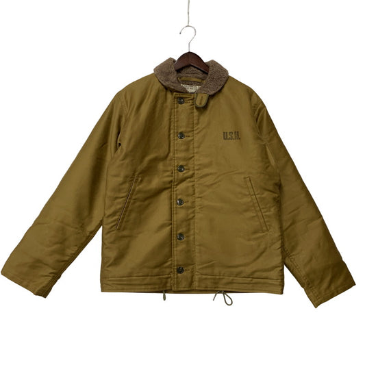 【中古品】【メンズ】 Buzz Rickson's バズリクソンズ BR15345 NAVY DEPARTMENT DEMOTEX-ED TYPE N-1 FLIGHT JACKET フライト ジャケット 長袖 アウター 145-250928-rk-12-izu サイズ：40 カラー：カーキ 万代Net店