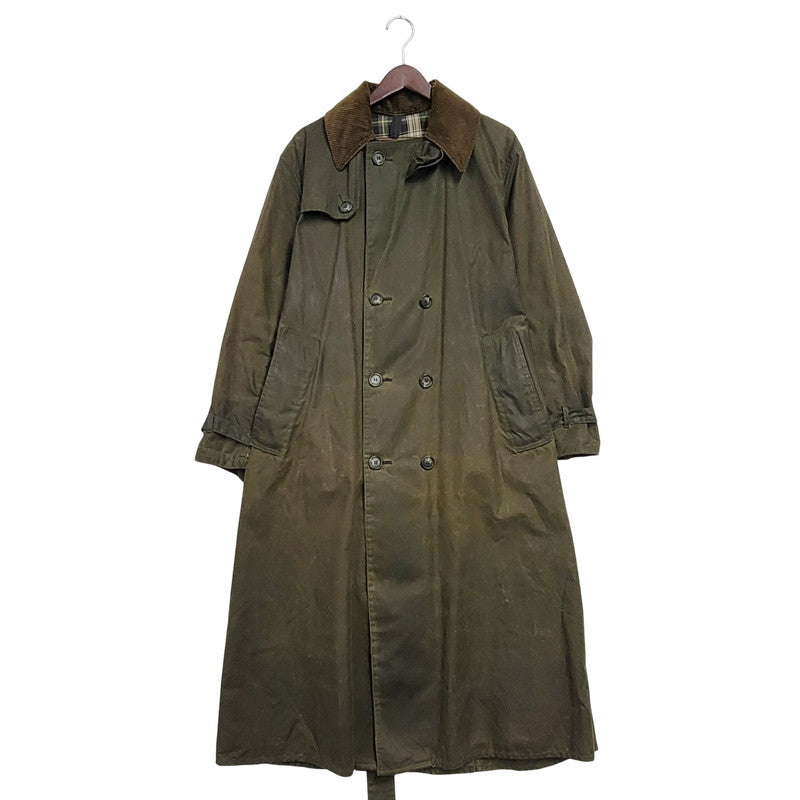 【中古品】【メンズ】 OLD BARBOUR オールドバブアー A600 OILED COTTON TRENCH COAT オイルド コットン トレンチコート アウター 144-250928-as-01-izu サイズ：C38/97CM カラー：オリーブ 万代Net店