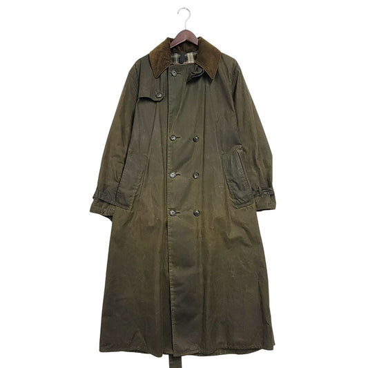 【中古品】【メンズ】 OLD BARBOUR オールドバブアー A600 OILED COTTON TRENCH COAT オイルド コットン トレンチコート アウター 144-250928-as-01-izu サイズ：C38/97CM カラー：オリーブ 万代Net店