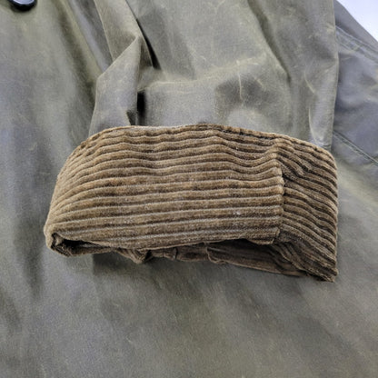 【中古品】【メンズ】 OLD BARBOUR オールドバブアー A600 OILED COTTON TRENCH COAT オイルド コットン トレンチコート アウター 144-250928-as-01-izu サイズ：C38/97CM カラー：オリーブ 万代Net店