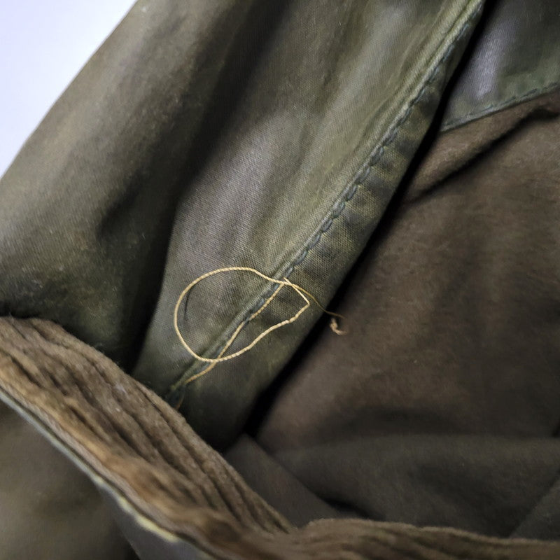 【中古品】【メンズ】 OLD BARBOUR オールドバブアー A600 OILED COTTON TRENCH COAT オイルド コットン トレンチコート アウター 144-250928-as-01-izu サイズ：C38/97CM カラー：オリーブ 万代Net店