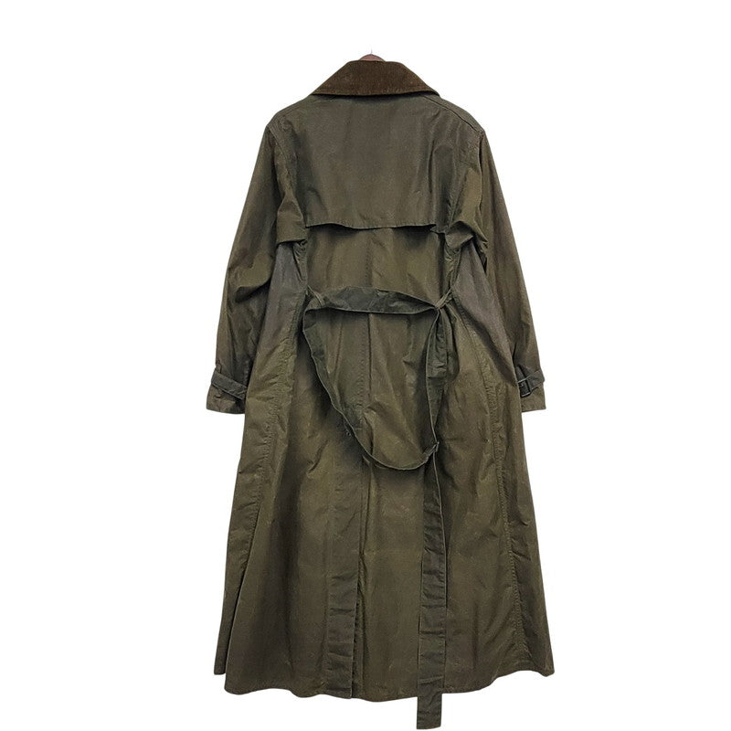 【中古品】【メンズ】 OLD BARBOUR オールドバブアー A600 OILED COTTON TRENCH COAT オイルド コットン トレンチコート アウター 144-250928-as-01-izu サイズ：C38/97CM カラー：オリーブ 万代Net店