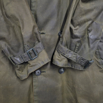 【中古品】【メンズ】 OLD BARBOUR オールドバブアー A600 OILED COTTON TRENCH COAT オイルド コットン トレンチコート アウター 144-250928-as-01-izu サイズ：C38/97CM カラー：オリーブ 万代Net店