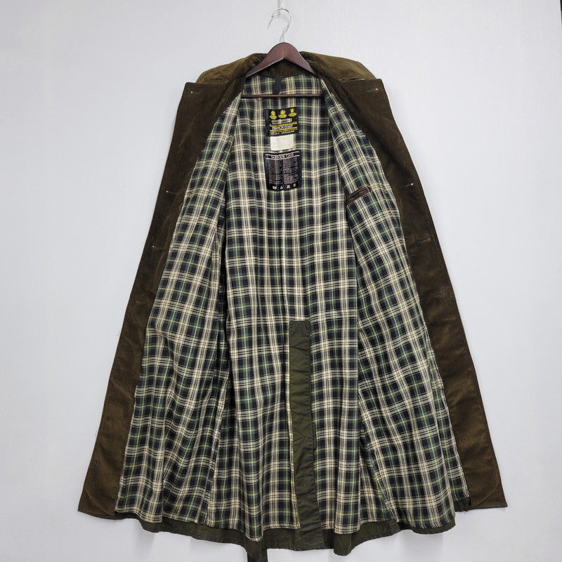【中古品】【メンズ】 OLD BARBOUR オールドバブアー A600 OILED COTTON TRENCH COAT オイルド コットン トレンチコート アウター 144-250928-as-01-izu サイズ：C38/97CM カラー：オリーブ 万代Net店