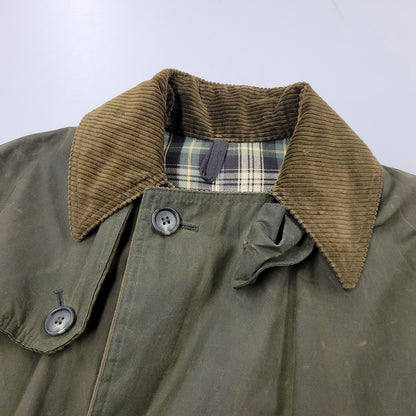 【中古品】【メンズ】 OLD BARBOUR オールドバブアー A600 OILED COTTON TRENCH COAT オイルド コットン トレンチコート アウター 144-250928-as-01-izu サイズ：C38/97CM カラー：オリーブ 万代Net店