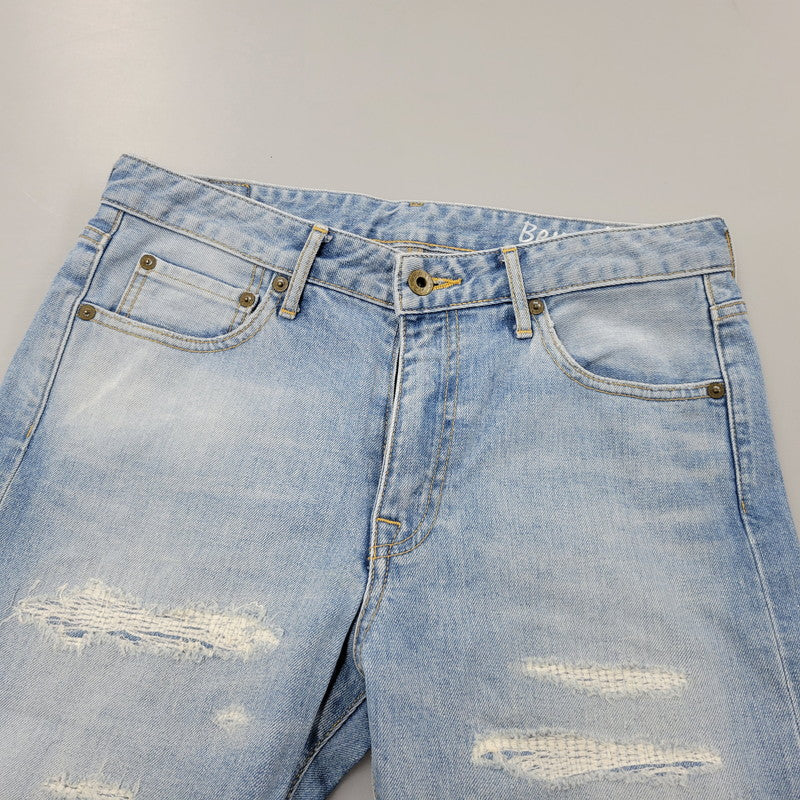 【中古品】【メンズ】 JAPAN BLUE JEANS ジャパンブルージーンズ 0023013 USED DENIM PANTS ユーズド デニム パンツ ボトムス ズボン 156-260110-cs-01-izu サイズ：不明 カラー：ライトインディゴ 万代Net店