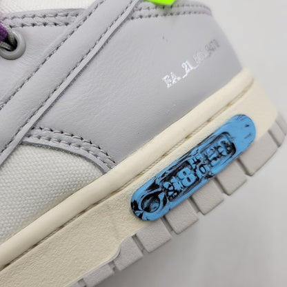 【中古美品】【メンズ】 NIKE ナイキ × OFF-WHITE オフホワイト M1602-107 DUNK LOW ダンク ロウ 1 OF 50 48 スニーカー シューズ 靴 160-250930-ya-06-izu サイズ：27.5cm カラー：SAIL/NEUTRAL GREY 万代Net店