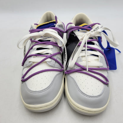【中古美品】【メンズ】 NIKE ナイキ × OFF-WHITE オフホワイト M1602-107 DUNK LOW ダンク ロウ 1 OF 50 48 スニーカー シューズ 靴 160-250930-ya-06-izu サイズ：27.5cm カラー：SAIL/NEUTRAL GREY 万代Net店