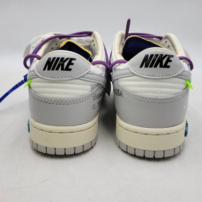 【中古美品】【メンズ】 NIKE ナイキ × OFF-WHITE オフホワイト M1602-107 DUNK LOW ダンク ロウ 1 OF 50 48 スニーカー シューズ 靴 160-250930-ya-06-izu サイズ：27.5cm カラー：SAIL/NEUTRAL GREY 万代Net店
