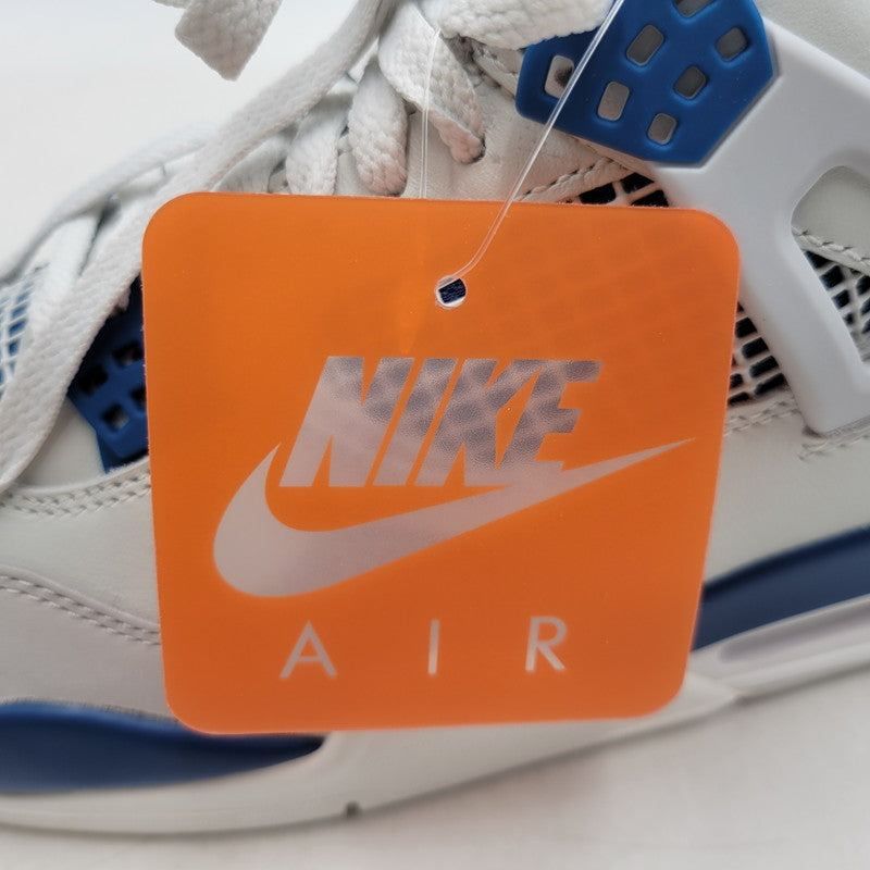 【中古美品】【メンズ】 NIKE ナイキ FV5029-141 AIR JORDAN エア ジョーダン 4 RETRO レトロ スニーカーシューズ 靴 160-250930-ya-02-izu サイズ：27.5cm カラー：OFF WHITE/MILITARY BLUE 万代Net店