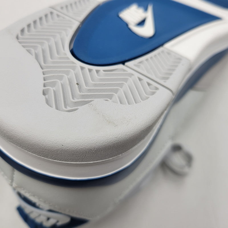 【中古美品】【メンズ】 NIKE ナイキ FV5029-141 AIR JORDAN エア ジョーダン 4 RETRO レトロ スニーカーシューズ 靴 160-250930-ya-02-izu サイズ：27.5cm カラー：OFF WHITE/MILITARY BLUE 万代Net店