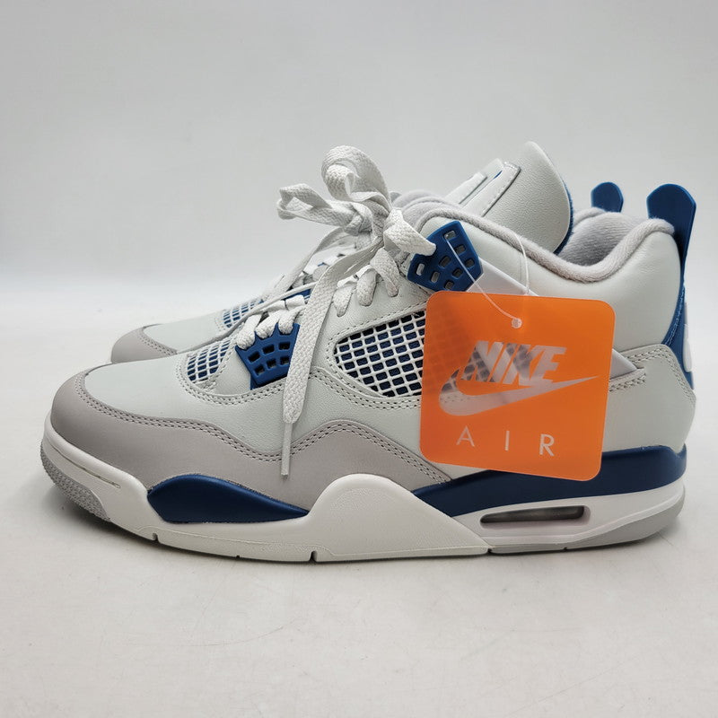 【中古美品】【メンズ】 NIKE ナイキ FV5029-141 AIR JORDAN エア ジョーダン 4 RETRO レトロ スニーカーシューズ 靴 160-250930-ya-02-izu サイズ：27.5cm カラー：OFF WHITE/MILITARY BLUE 万代Net店