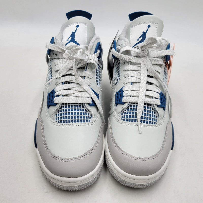 【中古美品】【メンズ】 NIKE ナイキ FV5029-141 AIR JORDAN エア ジョーダン 4 RETRO レトロ スニーカーシューズ 靴 160-250930-ya-02-izu サイズ：27.5cm カラー：OFF WHITE/MILITARY BLUE 万代Net店