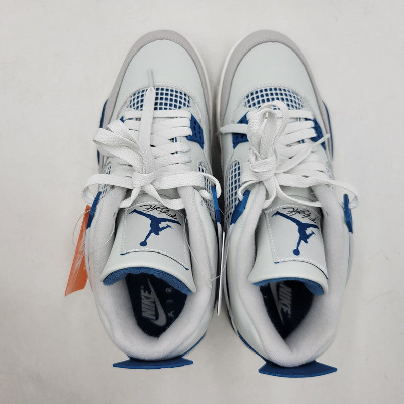 【中古美品】【メンズ】 NIKE ナイキ FV5029-141 AIR JORDAN エア ジョーダン 4 RETRO レトロ スニーカーシューズ 靴 160-250930-ya-02-izu サイズ：27.5cm カラー：OFF WHITE/MILITARY BLUE 万代Net店