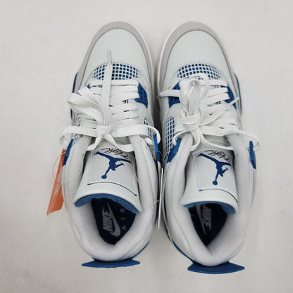 【中古美品】【メンズ】 NIKE ナイキ FV5029-141 AIR JORDAN エア ジョーダン 4 RETRO レトロ スニーカーシューズ 靴 160-250930-ya-02-izu サイズ：27.5cm カラー：OFF WHITE/MILITARY BLUE 万代Net店