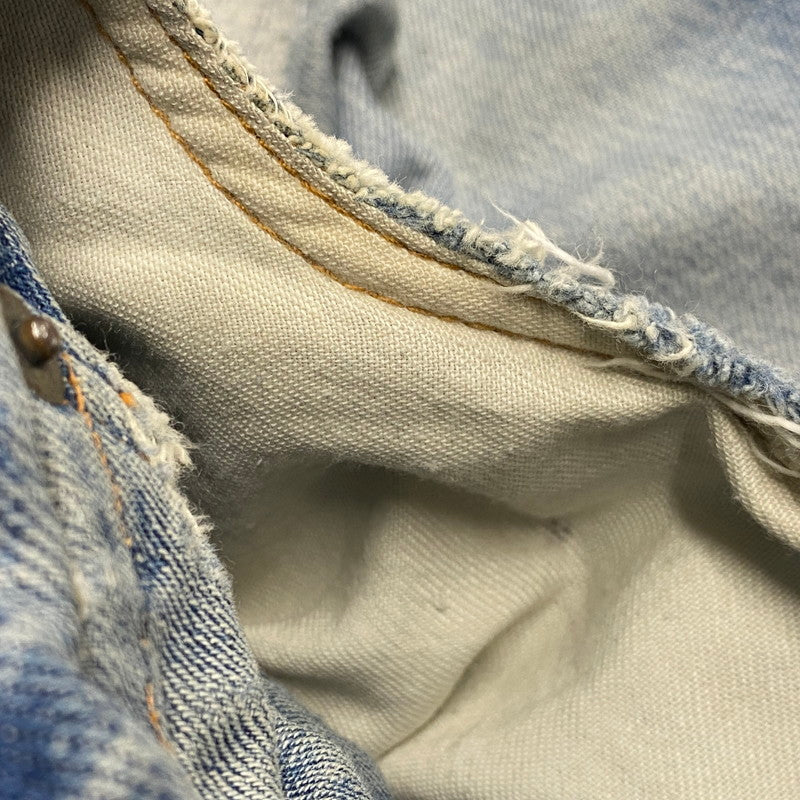 【現状渡し品】【メンズ】 Levi's リーバイス ビッグE 刻印16 不均等V バックポケットチェーンステッチ 66後期 TALON ジッパー 70S DENIM PANTS デニム パンツ ボトムス ズボン 157-251002-cs-07-izu サイズ：不明 カラー：ライトインディゴ 万代Net店
