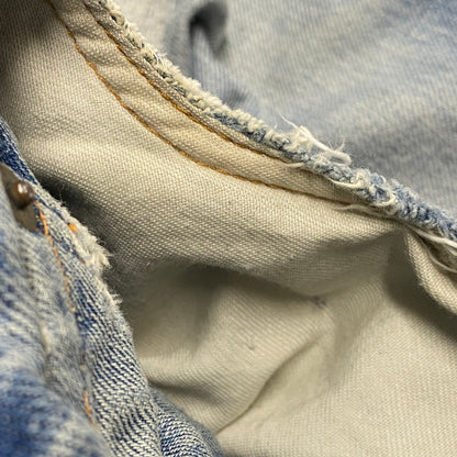 【現状渡し品】【メンズ】 Levi's リーバイス ビッグE 刻印16 不均等V バックポケットチェーンステッチ 66後期 TALON ジッパー 70S DENIM PANTS デニム パンツ ボトムス ズボン 157-251002-cs-07-izu サイズ：不明 カラー：ライトインディゴ 万代Net店