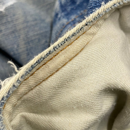 【現状渡し品】【メンズ】 Levi's リーバイス ビッグE 刻印16 不均等V バックポケットチェーンステッチ 66後期 TALON ジッパー 70S DENIM PANTS デニム パンツ ボトムス ズボン 157-251002-cs-07-izu サイズ：不明 カラー：ライトインディゴ 万代Net店