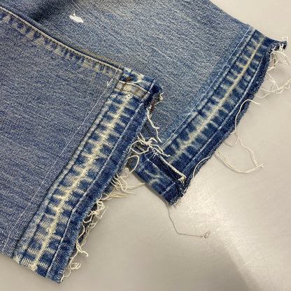 【現状渡し品】【メンズ】 Levi's リーバイス ビッグE 刻印16 不均等V バックポケットチェーンステッチ 66後期 TALON ジッパー 70S DENIM PANTS デニム パンツ ボトムス ズボン 157-251002-cs-07-izu サイズ：不明 カラー：ライトインディゴ 万代Net店