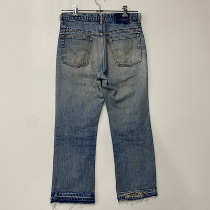 【現状渡し品】【メンズ】 Levi's リーバイス ビッグE 刻印16 不均等V バックポケットチェーンステッチ 66後期 TALON ジッパー 70S DENIM PANTS デニム パンツ ボトムス ズボン 157-251002-cs-07-izu サイズ：不明 カラー：ライトインディゴ 万代Net店