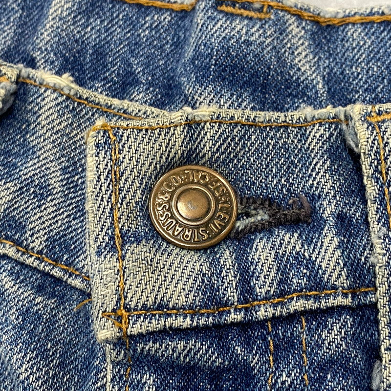 【現状渡し品】【メンズ】 Levi's リーバイス ビッグE 刻印16 不均等V バックポケットチェーンステッチ 66後期 TALON ジッパー 70S DENIM PANTS デニム パンツ ボトムス ズボン 157-251002-cs-07-izu サイズ：不明 カラー：ライトインディゴ 万代Net店