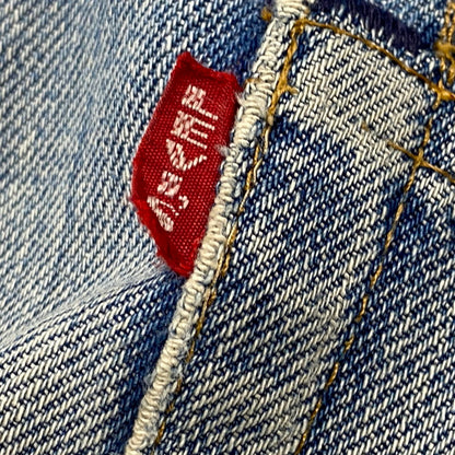 【現状渡し品】【メンズ】 Levi's リーバイス ビッグE 刻印16 不均等V バックポケットチェーンステッチ 66後期 TALON ジッパー 70S DENIM PANTS デニム パンツ ボトムス ズボン 157-251002-cs-07-izu サイズ：不明 カラー：ライトインディゴ 万代Net店